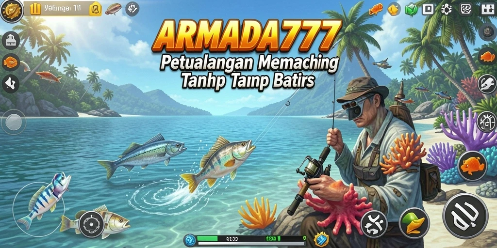 Tangkapan ikan besar dalam gameplay ARMADA777 yang menantang.
