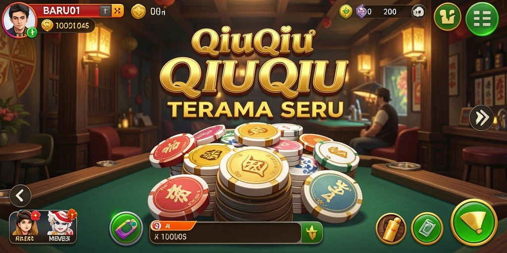 Tangkapan layar gameplay QiuQiu di BARU01 yang menarik.