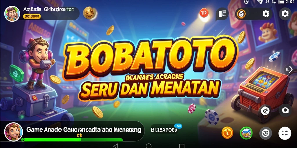 Tampilan gameplay menarik dari BOBATOTO dalam genre Arcade.