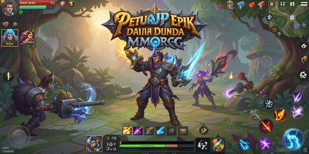 Tampilan gameplay BROJP yang memukau dan penuh aksi.