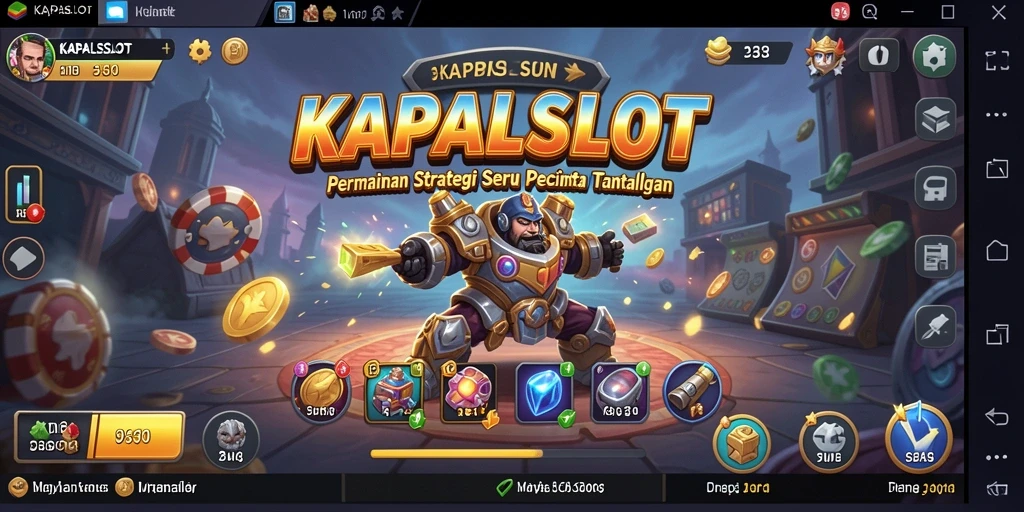 Tampilan gameplay KAPALSLOT yang menegangkan dan strategis.