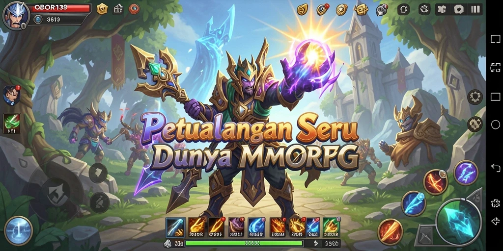 Tangkapan layar gameplay seru OBOR138 menunjukkan aksi pertempuran yang mendebarkan.