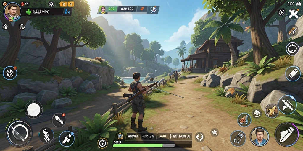 Screenshot RAJAMPO menampilkan gameplay yang seru dan mengasyikkan.